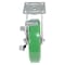 Vestil Polyurethane Swivel With Brake Caster 8 In. Diameter x 2 In. Width 1000 lb Green/Black CST-F34-8X2DT-SWB - alternate 4